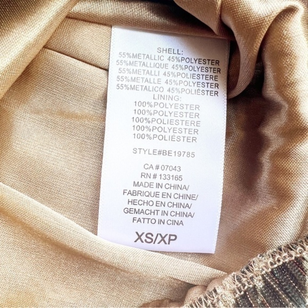 Anthropologie‎ Eri + Ali Kasi Metallic Top Size X-Small - Picture 6 of 6